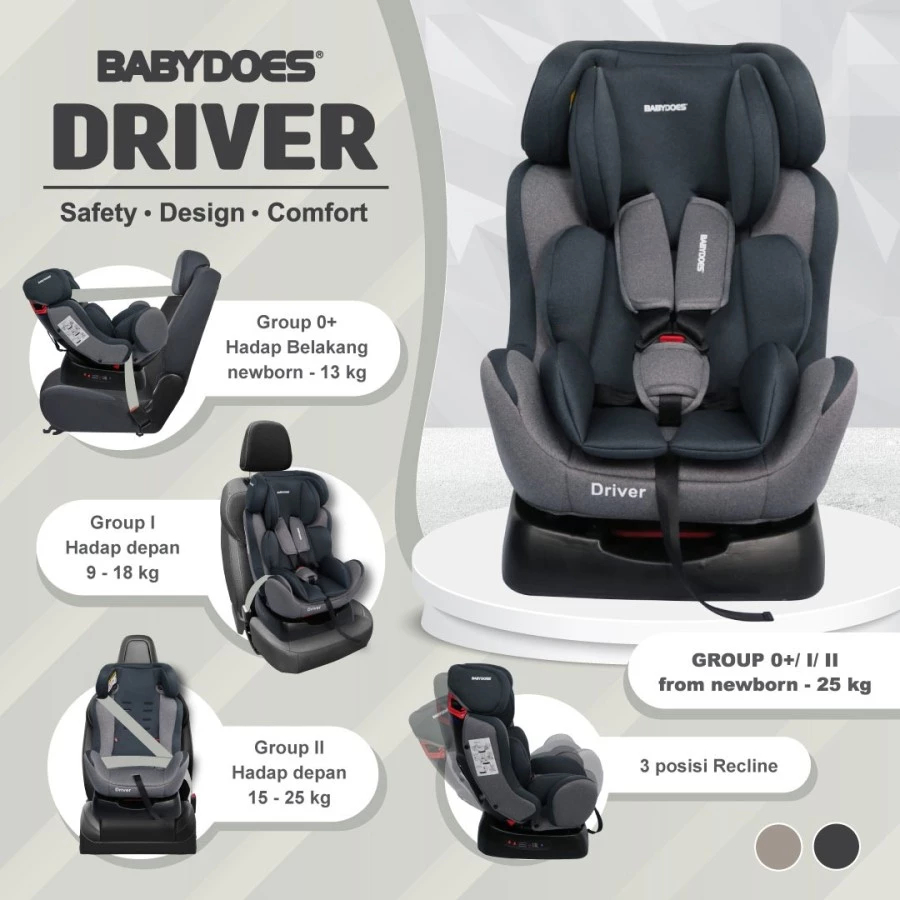 Carseat Babydoes DRIVER / Carseat Babydoes ESTEEM