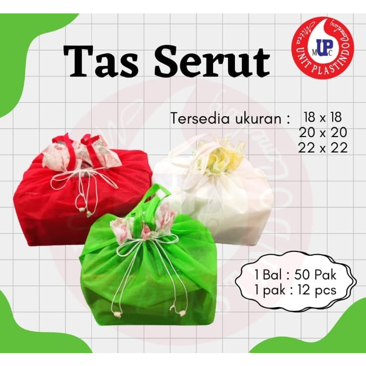 

Tas Kain Serut Goodie Bag All Size Pack