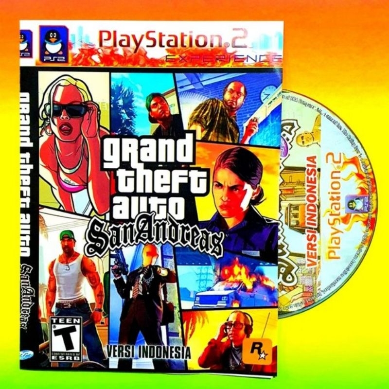 KASET PS2 GTA SAN ANDREAS