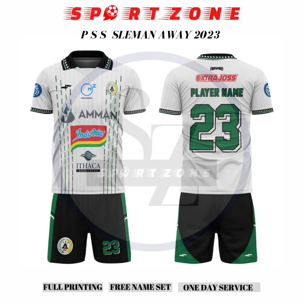 Jersey baju bola PSS Sleman away 2023-2024 premium