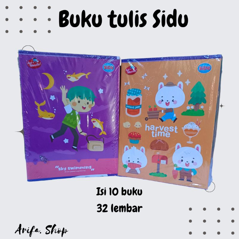 

BUKU TULIS SIDU {per pack}
