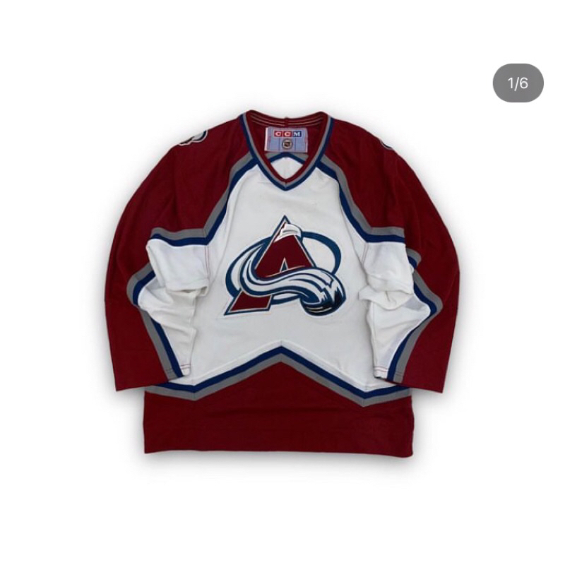 Jersey vtg nhl colorado avalance by ccm made in canada