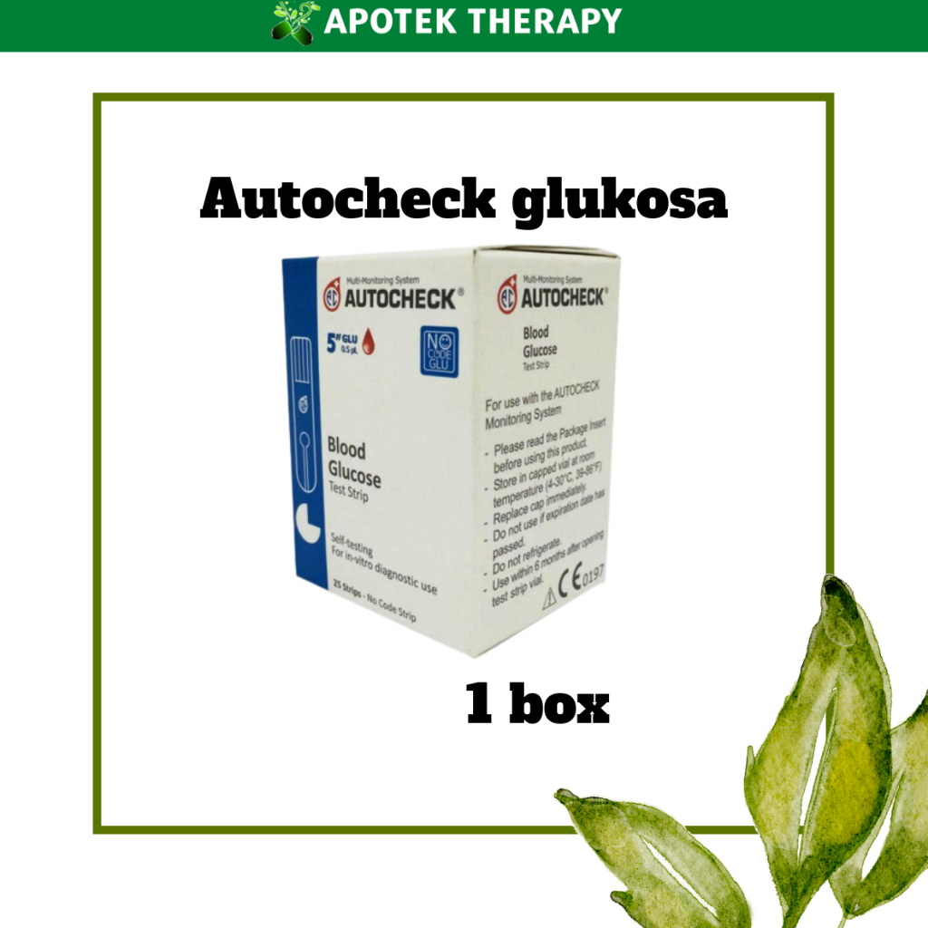 Autocheck Glukosa Strip Jumlah 25 Strip