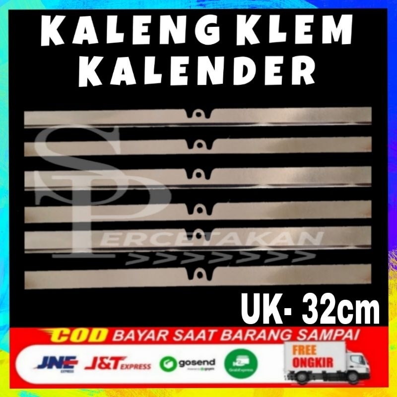 

Klem kalender 32cm / klip kalender /. kaleng klem kalender