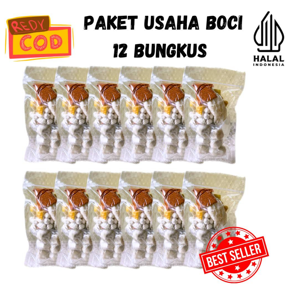 

Paket Baso Aci Boci 12 Bungkus Pedas HomeMade Instan