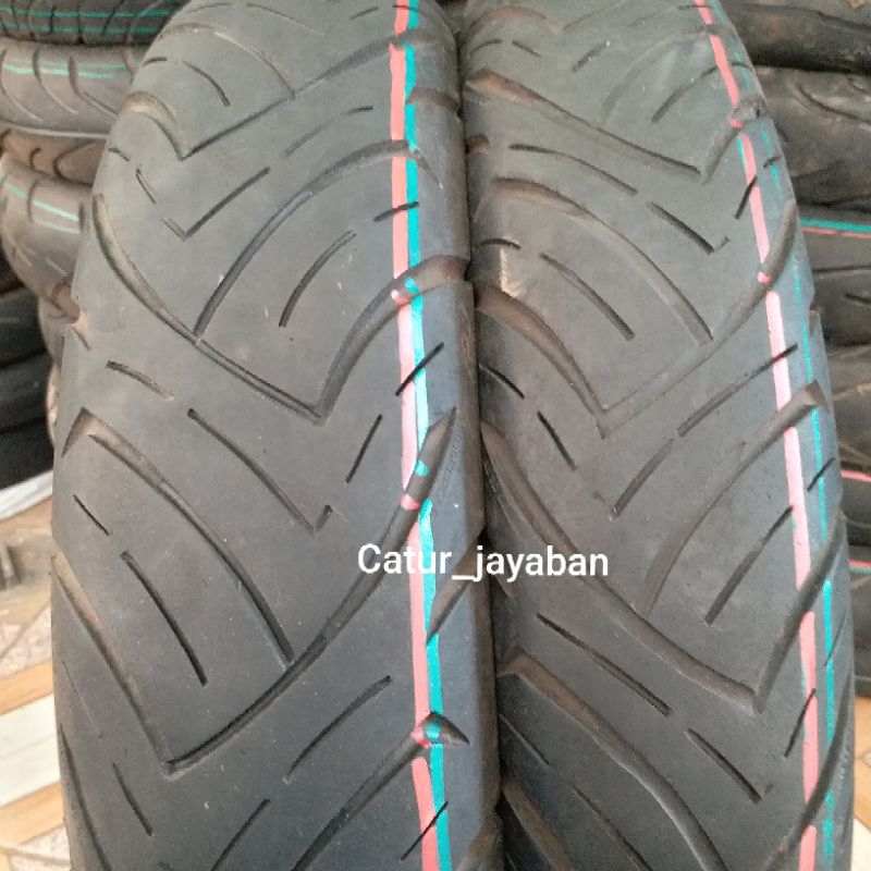 Sepasang Ban Tubles Vixion Byson Tiger Verza.Merk Random Uk 100/80 & 120/70 Ring 17