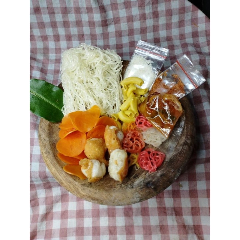 

seblak instan mie putih