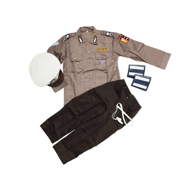Seragam POLISI Anak Laki-Laki Baju POLISI Anak Laki-Laki