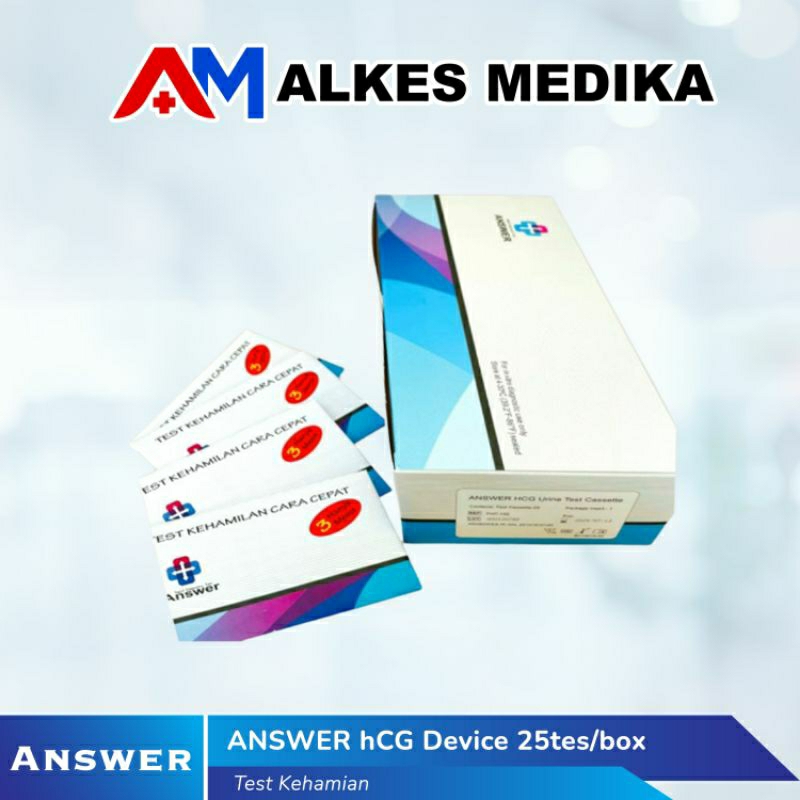 ANSWER hCG Device / Card / hCG Cassette 25tes/box