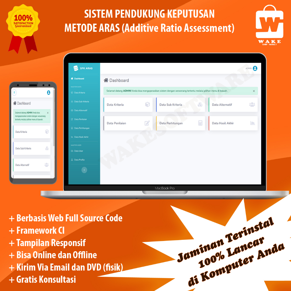 APLIKASI SPK METODE ARAS MULTIKASUS BERBASIS WEB