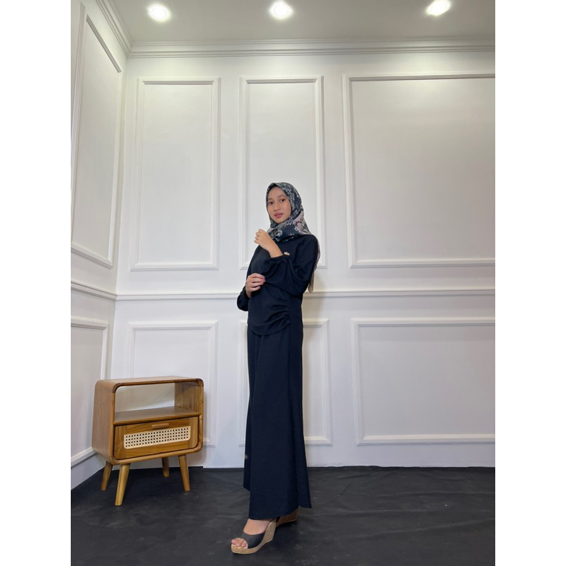 Laily Dress Knit Gamis Wanita Duyung Kekinian