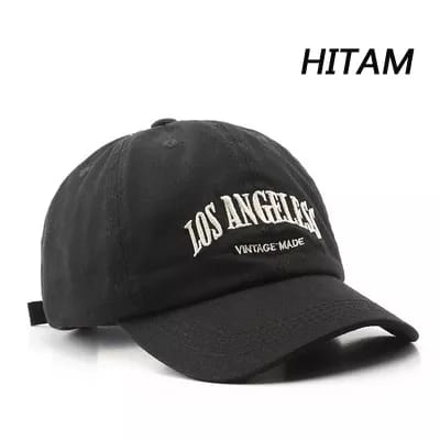 TOPI POLOCAP ERIGO - TOPI PRIA WANITA TERBARU DAN TERMURAH(COD)-los angles hitam