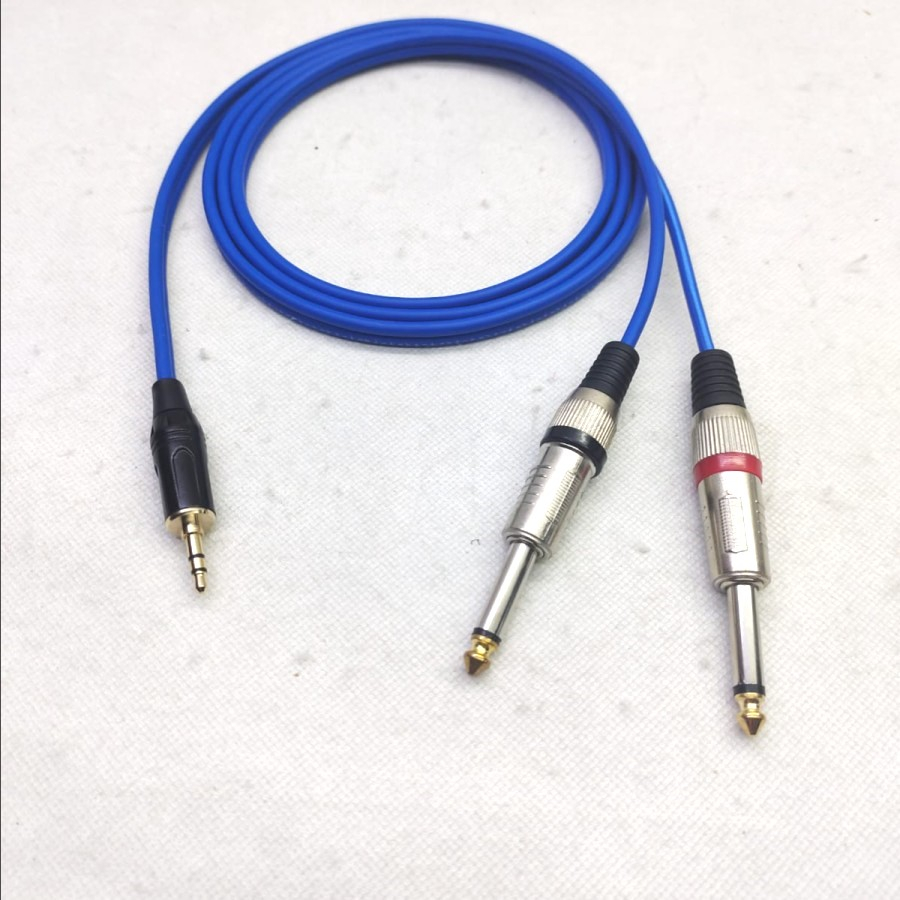 Kabel Kitani Plus jack 2 Akai Mono 6,5mm to Jack HP