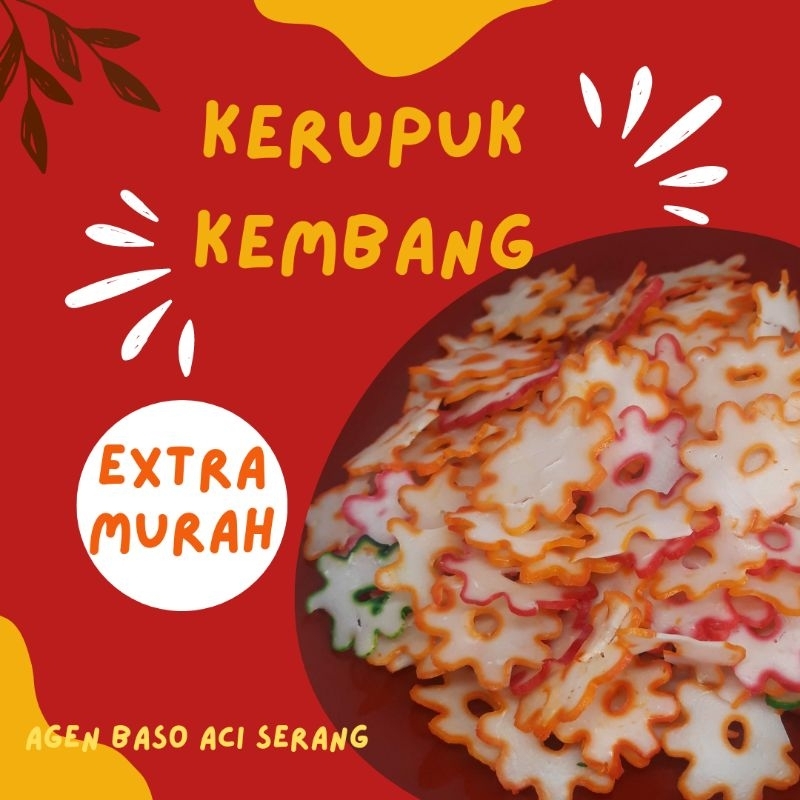 

Kerupuk kembang 1 kilo