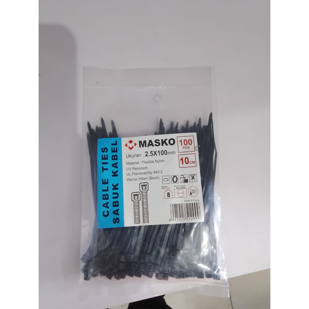 KABEL TIES 10CM KECIL 100PCS