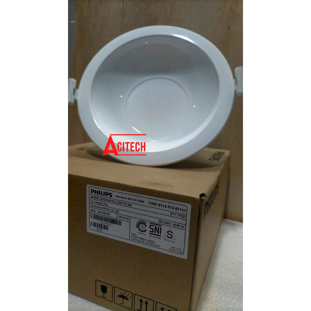 Downlight LED Panel //DN393B LED22/830-840 PSU D200 WH GM