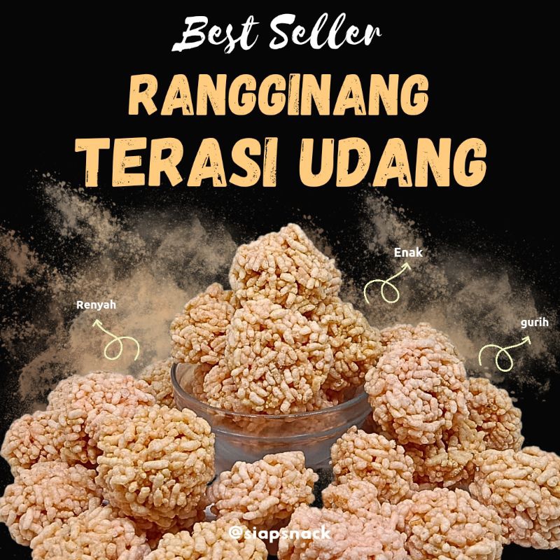 

Rangginang Terasi Udang / Ranginang Terasi / Ranginang Mini