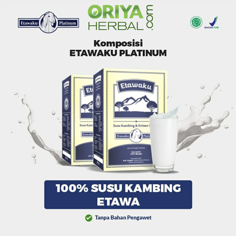 

Susu kambing Etawaku Platinum Original