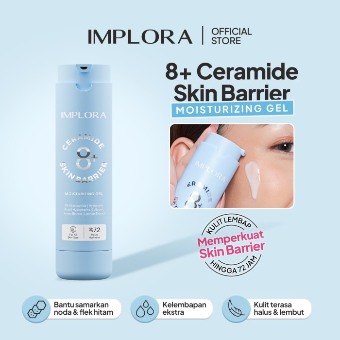 IMPLORA 8+ CERAMIDE SKIN BARRIER MOISTURIZING GEL