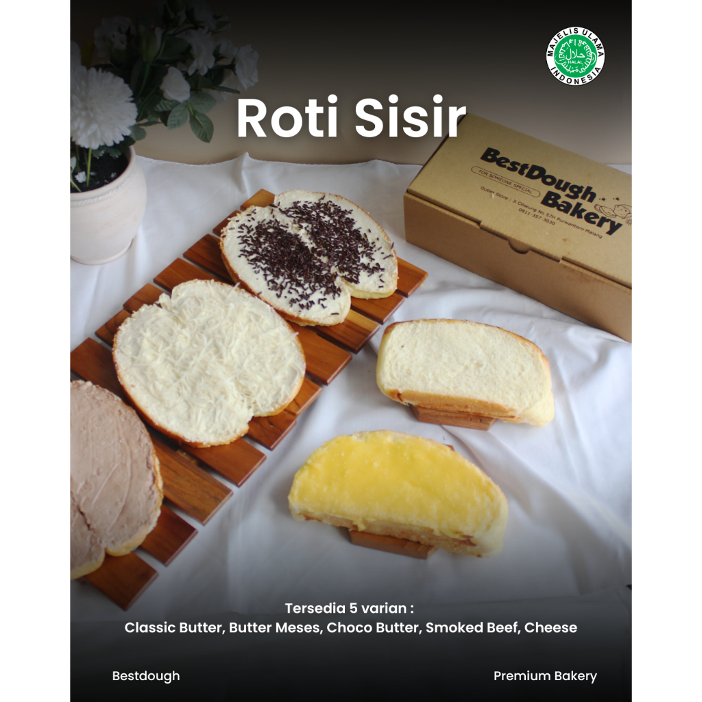 

Roti Sisir Bestdough (Paket 1 Box Isi 8 Pcs)