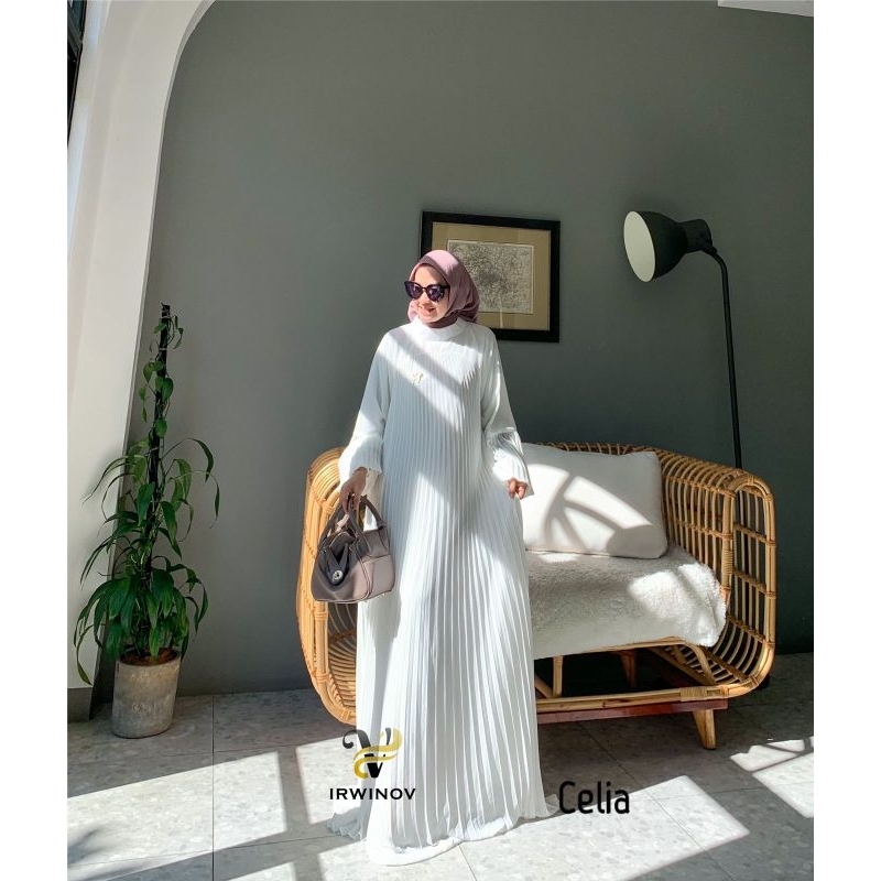 CELIA ORIGINAL BY BRAND IRWINOV ORI GAMIS MUSLIM CERUTY BARBARA LD 110 TREN KEKINIAN MODEL TERBARU T