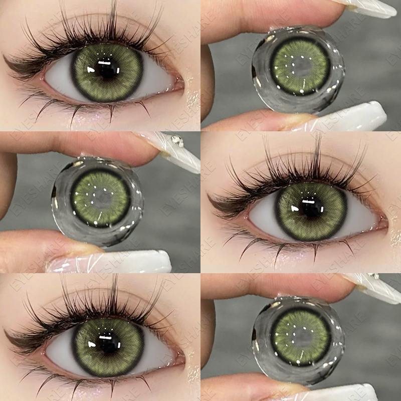 Eyeshare diamond seri Softlens Normal 1 pasang lensa kontak warna Fashionable dan serbaguna diameter 14.5mm softlens Image 8