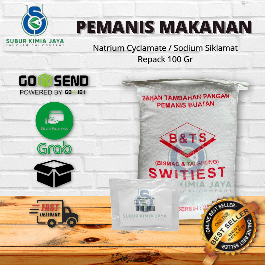 

Sodium Siklamat Switiest / Natrium Siklamat / Pemanis Buatan 100 Gr