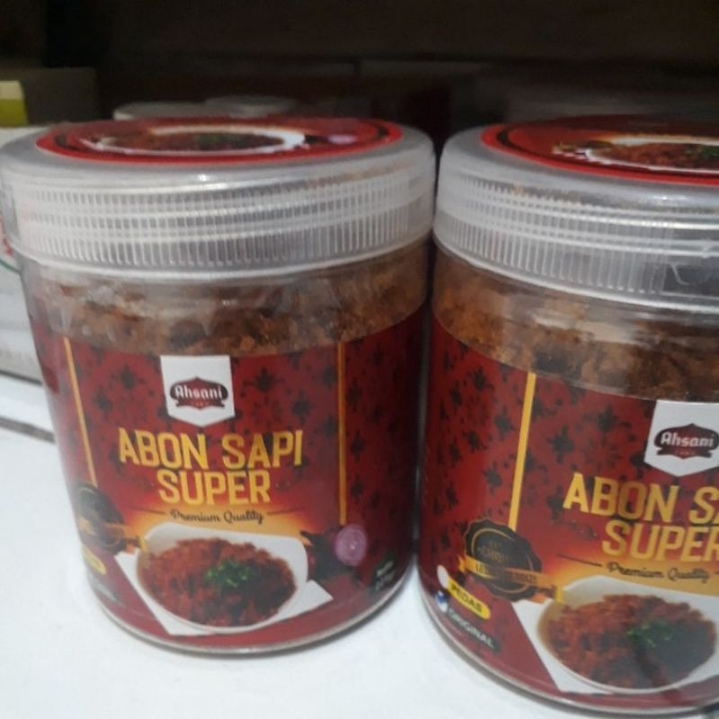 

Abon Sapi Super Original Ahsani 225gr