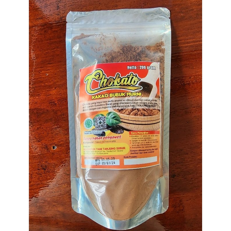 

CHOKATO BUBUK COKELAT MURNI ORIGINAL 200 gr