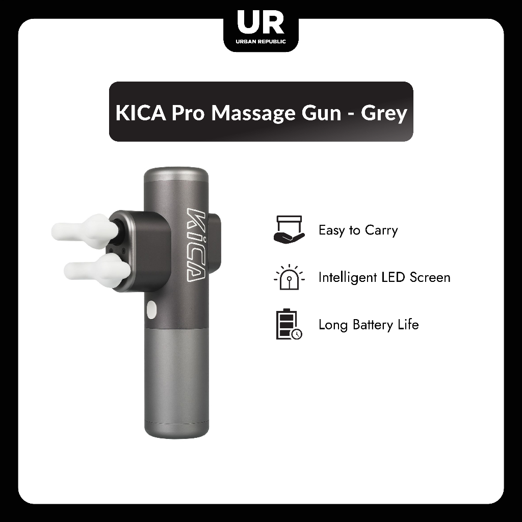 KICA Pro Massage Gun - Grey