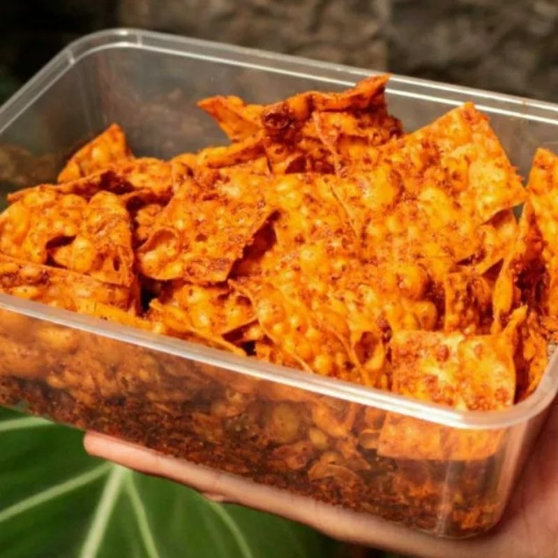 

Keripik Pangsit kemasan box 100 gr