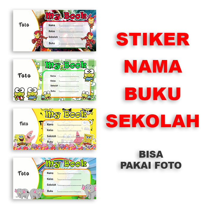 

0069 Stiker Nama Buku Sekolah