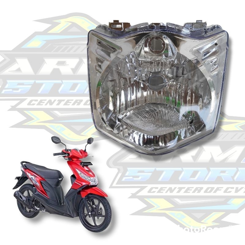 Reflektor Depan Beat Karbu - Reflektor Lampu Depan Beat Karbu - Rumah lampu beat lama