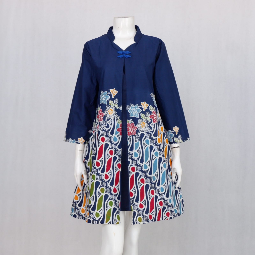 DARA PUSPITA 04 - BAJU KERJA BATIK MODEL TUNIK - LANGITJUA BATIK SOLO