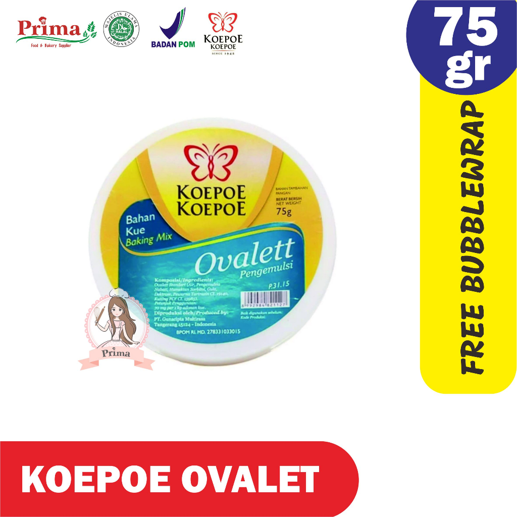 

Ovalet - Koepoe 75gr