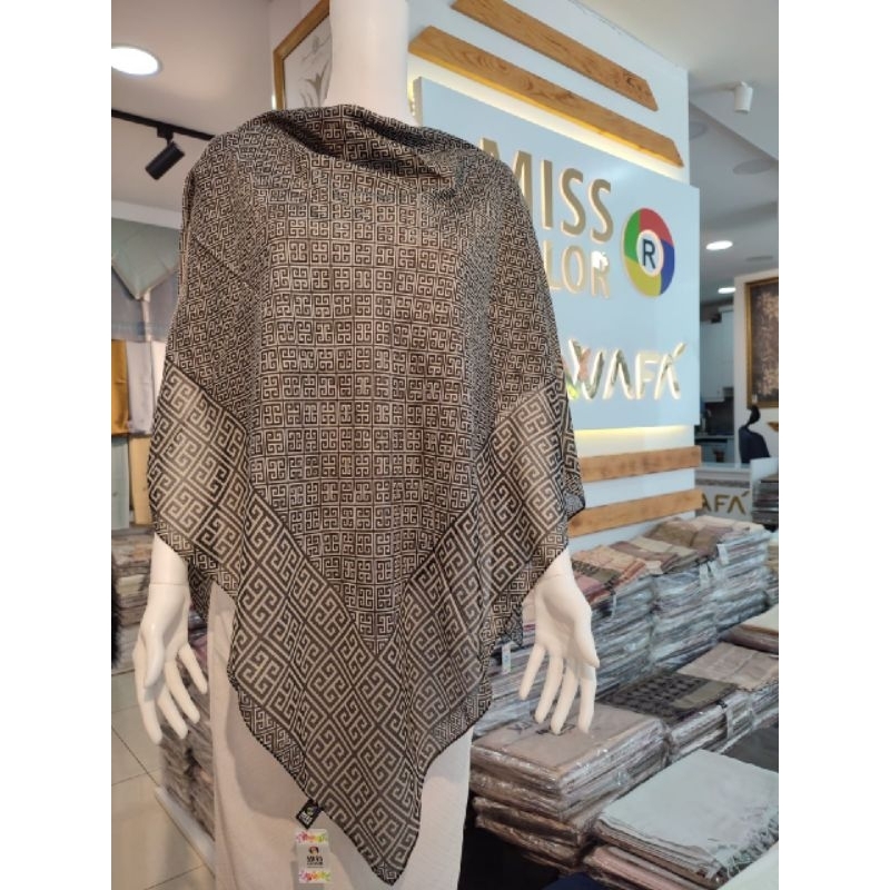 Miss Color Turkey Series | Hijab Segiempat Polyspun Jumbo 120cm | Jilbab Turki Grosir