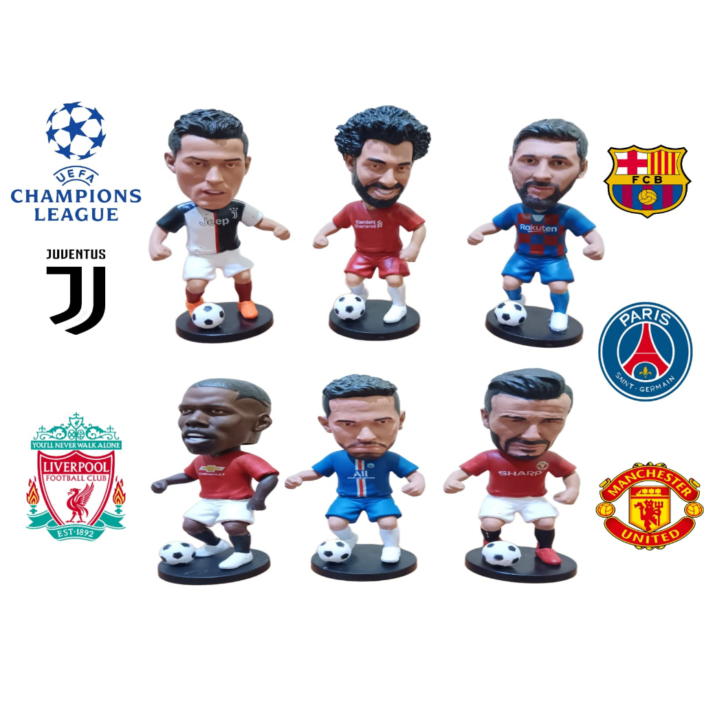 Popmart Figure Pemain Bola MESSI RONALDO SALAH BECKHAM POGBA NEYMAR