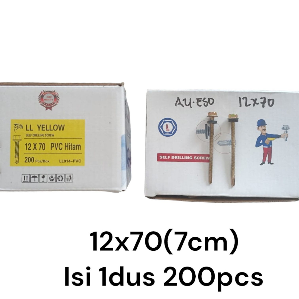 Buy_Mint Baut Roffing Roofing/ Baut Ruping / Baut Rofing Baut Baja 2Cm 21/2Cm 5Cm 6Cm 7Cm 10Cm Moon