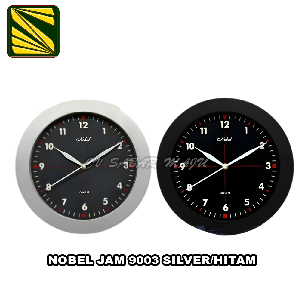 Nobel Jam Dinding 9003 Bulat