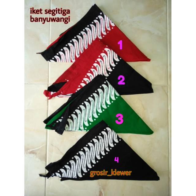 Dhettietrendy Udeng Batik Segitiga Ikat Kepala Totopong Beeket Iket Jawa / Slayer Banyuwangi / Udeng