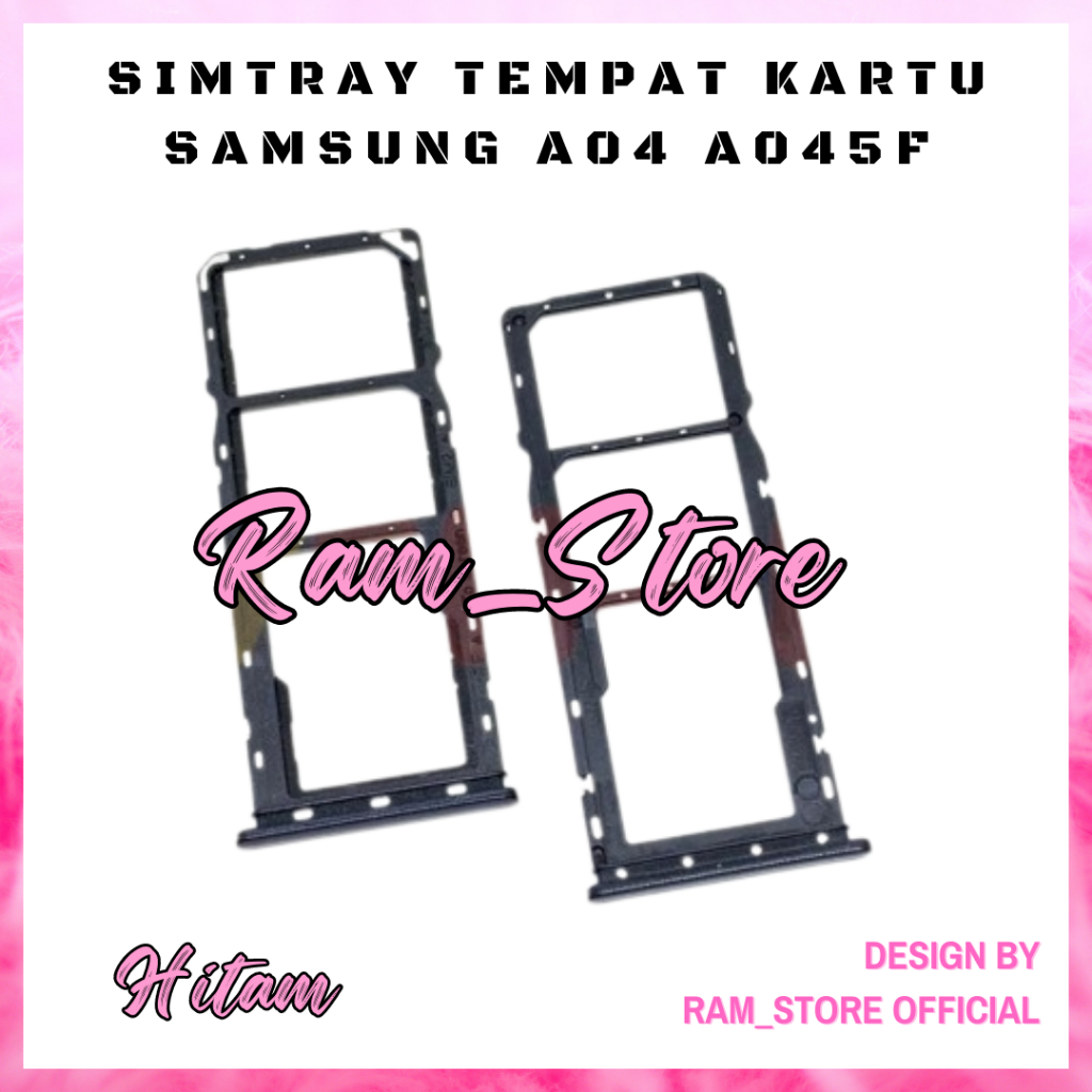 Sim Tray Simtray SAMSUNG A04 A045F Slot Sim Tempat Kartu Hp Simcard Simlock