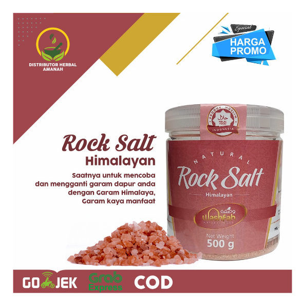 

AHM Washfah Rock Salt Garam Himalaya 500 gr garam gunung garam himalayan