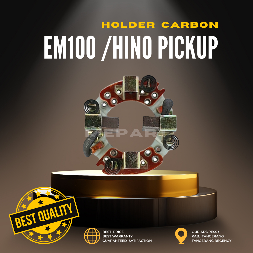 HOLDER CARBON EM100 /HINO PICKUP /TRUCK /330 V8 /7.5KW / HINO FS