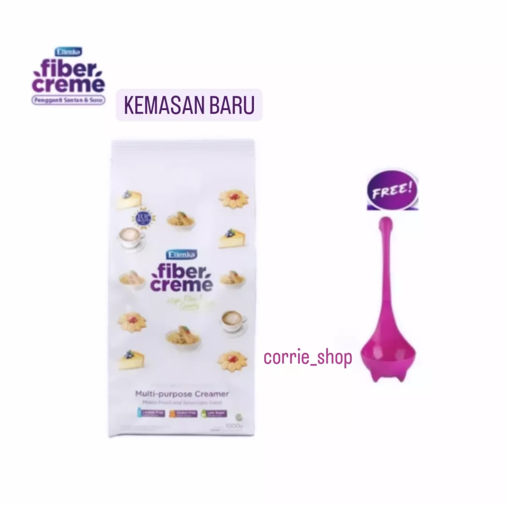 

Ellenka Fiber Creme 1 kg - Krimer Pengganti Santan| PEMBELIAN 1PCS FREE CENTONG SAYUR