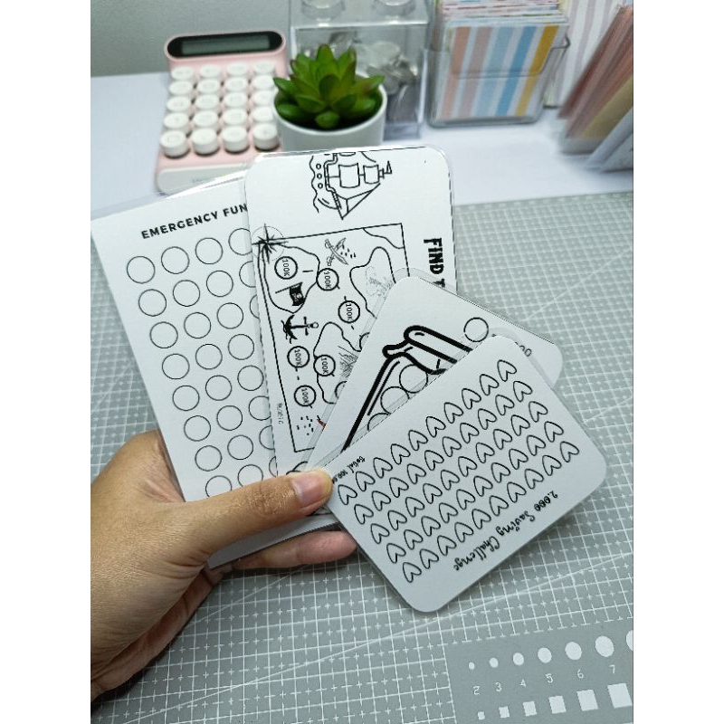 

Saving Challenge Laminasi masuk pouch A6