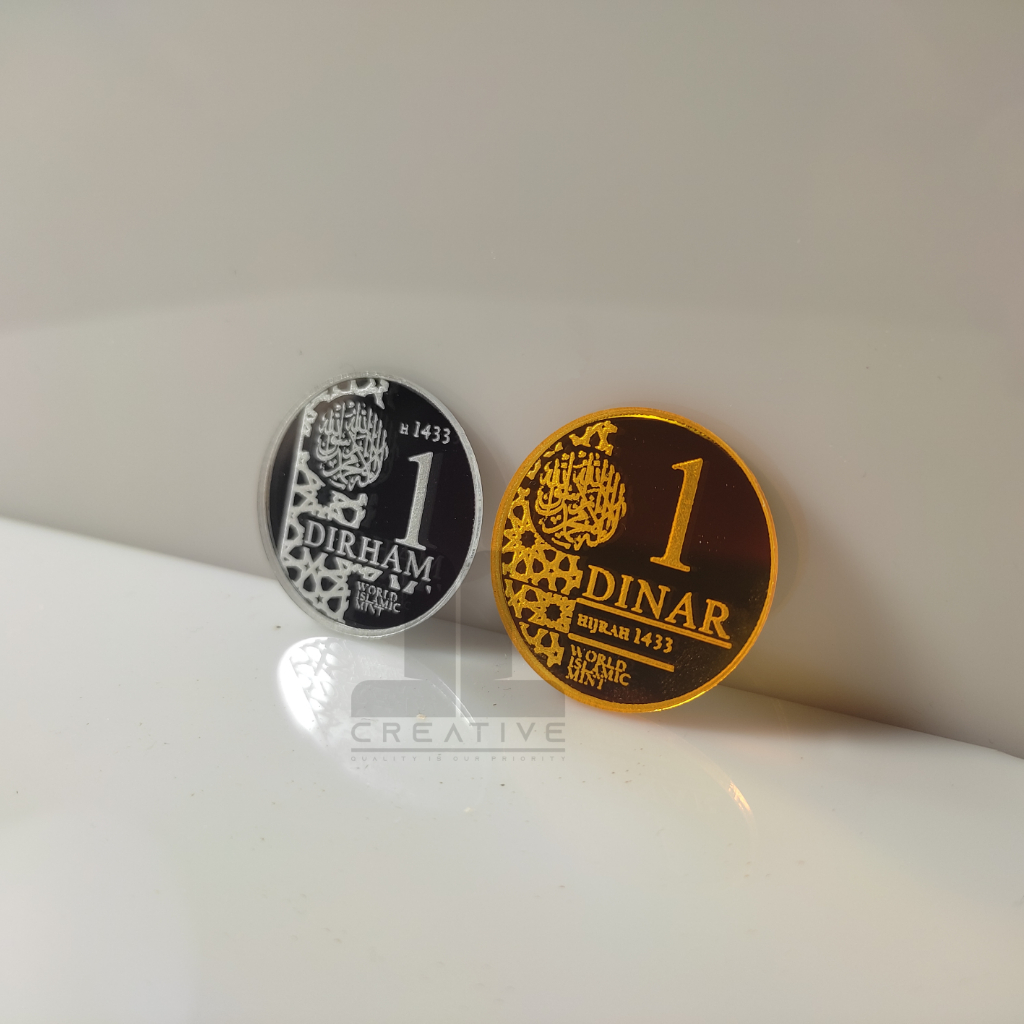 REPLIKA DINAR DIRHAM WIM HIASAN MAHAR