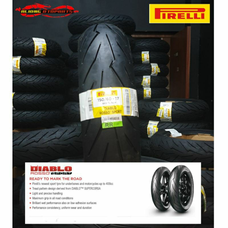 pirelli diablo rosso sport 150/60-17
