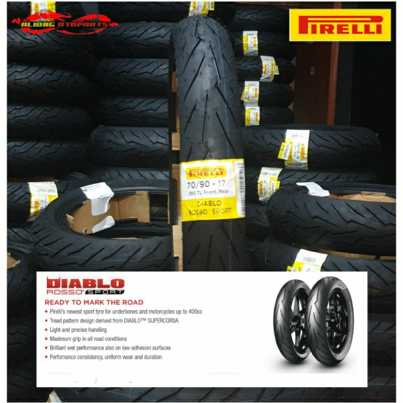 Pirelli Diablo Rosso Sport 70/90-17