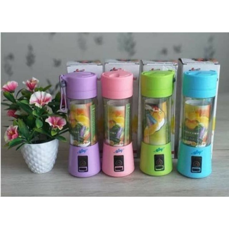 Blender Portable Blender Juice USB 6 Mata Pisau