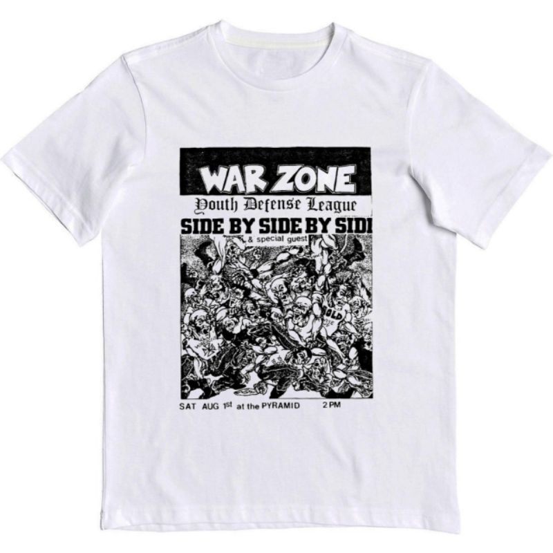 TSHIRT BAND PUNK WARZONE | KAOS BAND PUNK WARZONE